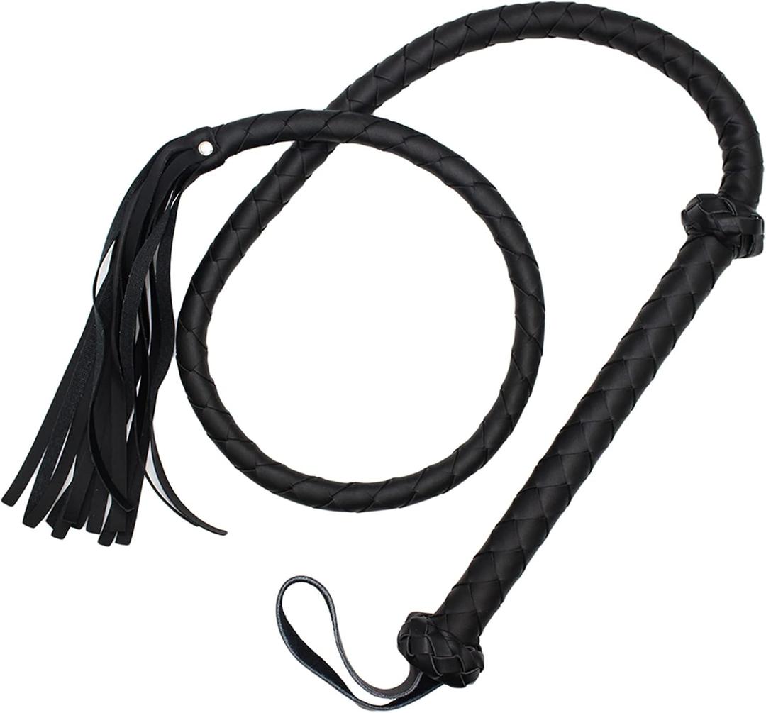 Whip Black Horse Whip Horse Whip Crop Faux Leather Whip