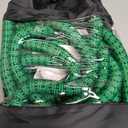 50 ft Expandable Garden Hose -2026 Newly Upgraded Expanding Garden Hoses with 10 Function Spray Nozzle, Extra Strength Fabric, Leak-Proof, Lightweight, Kink-Free Flexible Retractable Hose(Green Black)