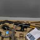 Moen Haelyn Matte Black Single-Handle Pull-Down Sprayer Kitchen Faucet Featuring Power Boost for a Faster Clean, Soap Dispenser Included, 87627BL