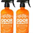 Angry Orange Pet Odor Eliminator for Strong Odor - Citrus Deodorizer for Strong Dog or Cat Pee Smells on Carpet, Furniture & Indoor Outdoor Floors - 2 Pack - Puppy Supplies