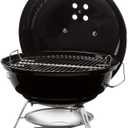 Weber Jumbo Joe Charcoal Grill, 18‑Inch, Black – Lightweight Portable Kettle BBQ Grill with Tuck‑N‑Carry® Lid Lock for Camping, Tailgating & Outdoor Cooking