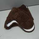 OLANLY Toilet Rugs U-Shaped 24x20, Extra Soft Absorbent Chenille Contour Bathroom Rugs for Toilet, Dry Quickly, Machine Washable, Non-Slip Bath Mat, Brown