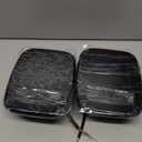 2Pcs Square Smoked Lens LED Halo Brake Stop Running/Reverse/License Plate/Clearance marker Combination tail Lights, Universal Fit for 1979-2006 Wrangler TJ/YJ/CJ5/CJ7, Trucks, Trailers