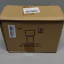 MUYE 5x7 Floating Frames Set of 2,Double Glass Picture Frame Display Any Size Photo up to 5x7,Wall Mount or Tabletop Standing,Black