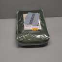 MIULEE Olive Green Velvet Curtains 96 inches Long, Pinch Pleated Blackout Drapes with Hooks, Thermal Insulated Pinch Pleat Panels for Bedroom Living Room, 2 Panels