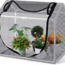 Mesh Plant Cover from Animals, 23.62"x15.75"x19.69" Heavy Duty Mesh Plant Cover for Cats, Bird and Pest, Full Enclosure Netting Guard for Vetgetable Fruite Protection Indoor/Outdoor Garden