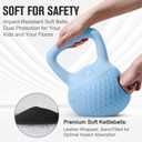 GOOGIC Soft Kettlebell, Safe Strength Training Kettlebells for Women