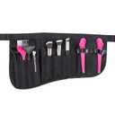 Stylist Tool Belt - Durable Polyester Tool Pouch Belt for Salon Stylists and Hairdressers - Holds 3 Shears with Multiple Pockets for Combs, Clips, and Accessories - Professional Scissor Holster