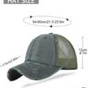 Adjustable Pony Baseball Hat with Hole, Ponytail Hats for Women, Breathable Sports Hat, Ponytail Hat for Ladies