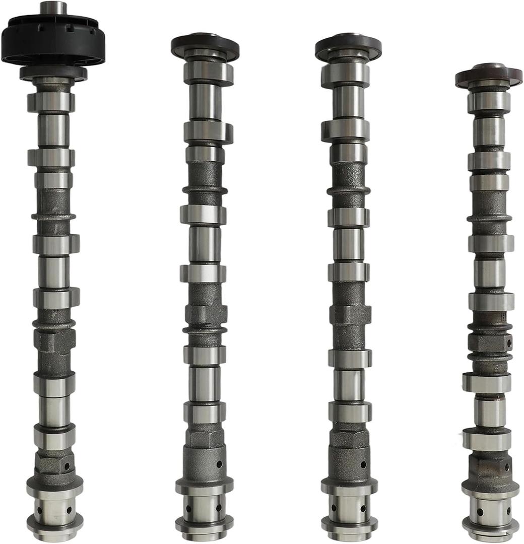 4PCS Engine Camshafts Set Fit For Jeep Wrangler Grand Cherokee Dodge RAM 1500 Avenger Challenger Charger Chrysler Town&Country Promaster 3.6L V6 2011-2016, 5184377AG 5184378AG 5184379AG 5184380AG