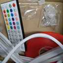 SILFU Neon Rope Lights, 50FT RGB Led Strip, Waterproof IP67, DIY Design, Music Sync, 44 Keys Remote Control, Multiple Modes, for Living Room, Bedroom, Holiday Decoration