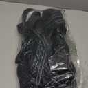 Idepet Dog Suspender Boots, Tall Dog Boots Anti-Slip & Fall Waterproof Shoes Leggings, Adjustable Suspender Boots for Winter Snow Rain Hiking Paws Protector(Black, 7)