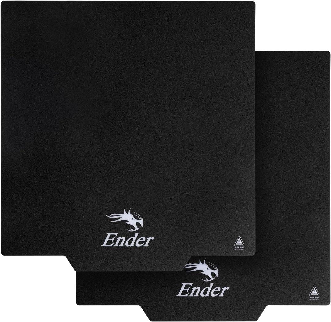 2PCS Creality Original Ultra Removable Magnetic 3D Printer Build Surface Heated Bed Cover for Ender 3/Ender 3 Pro/Ender 3 V2/Ender 3 V2 Neo/Ender 3 Neo/Ender 3 S1/3 S1 Pro/Ender 5 Pro 235X235MM