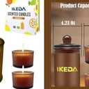 Ikeda Scented Candles, Pack of 3