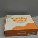 Fairy Door Interior Pet Door - Large Cat Door for Cats Up to 20 lbs, Durable & Versatile Indoor Kitty Door for Solid or Hollow Core, Stylish Cat Hole, Comfortable, Easy Install, with Tight Lock (White)