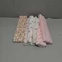 Delta Children 100% Cotton Flannel Baby Receiving Blankets for Girls and Boys  30x30 Inches (Pack of 4), Pink Floral