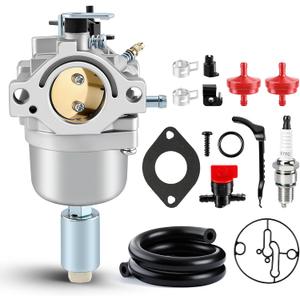 795366 Carburetor Fits for Engine Model 31P977 331877 33R877 280H06 280H07 for Craftsman LT2000 DLS3500 lT3000 DLS3500 YT3000 YTS3000 for MTD Bolens 13AM762F765 Mower 795366 799256 698945