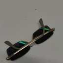 FEISEDY Sunglasses Mens Women Vintage Pilot Square Trendy Metal Steampunk Fishing Driving Sun Glasses B2894 (Gold Gradient Black)