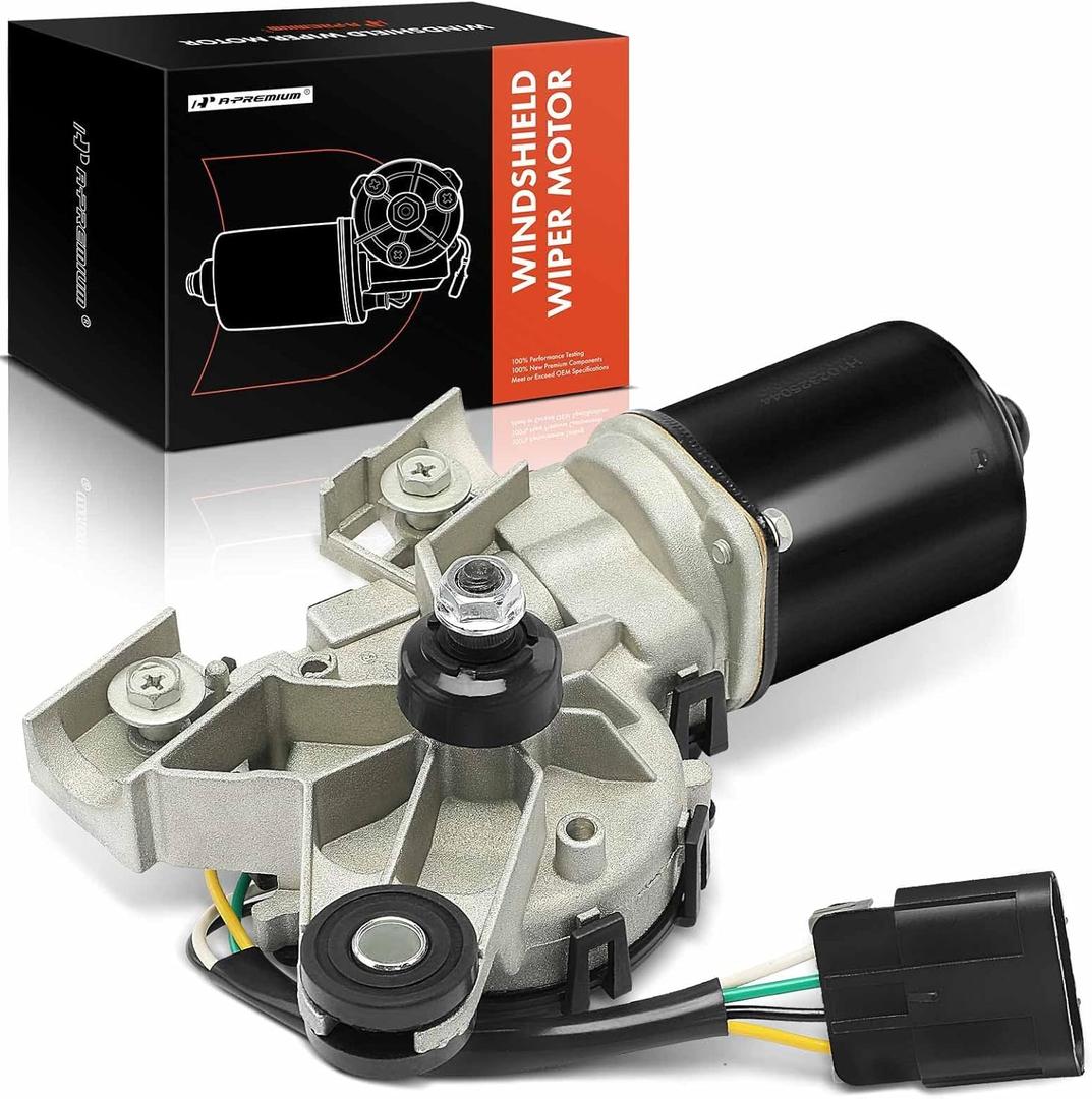A-Premium Front Windshield Wiper Motor Without Washer Pump Compatible with Chevrolet Cruze 2011-2016 1.4L/1.8L, Cruze 2014-2015 2.0L, Cruze Limited 2016 1.4L/1.8L, Sedan, 4-Pin