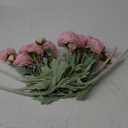 6PCS Artificial Ranunculus Flowers with Real Touch Stem Silk Ranunculus Flowers for Household Arrangement (Pink Purple)