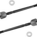 2pcs Front Inner Tie Rod Ends Driver Passenger Side Suspension for Toyota Tacoma 2005 2006 2007 2008 2009 2010 2011 2012 2013 2014 2015 (Base, X-Runner 2WD Models - Not for Pre-Runner) EV800234
