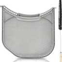 ADQ56656401 Dryer Lint Filter Upgraded Stainless Steel Mesh Screen for LG ADQ566564 and Ken-more Elite Dryer Lint Screen Replacement with Clothes Dryer Lint Vent Trap Cleaner Brush Part #PS3531962