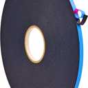 WOD WGT12P Double Sided Foam Mounting Tape, 1/8 inch Thick x 3/8 inch x 75 Ft. Weather Resistant for Gap Filling, Home or Office Decor, Dual-Pane Glass Bonding, Replacing Insulated Windows, Black (1/8 in. thick foam x 3/8 in. x 75 ft.)