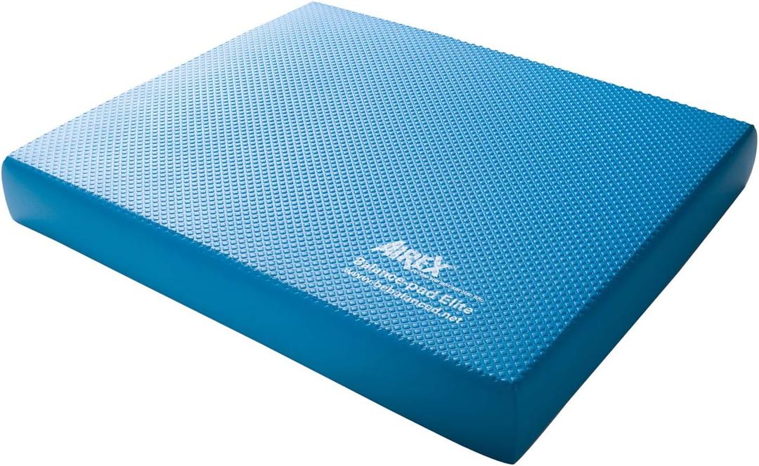 AIREX Balance Pad  Stability Trainer for Balance, Stretching, Physical Therapy, Exercise, Mobility, Rehabilitation and Core Training Non-Slip Closed Cell Foam Premium Balance Pad (Elite, Blue)