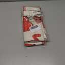 2 x Valentines Day Pillow Covers 18x18 Set of 2 Beige Red Heart Throw Pillow Covers Love Pillowcase Linen Decoration Farmhouse Holiday Cozy Soft Cushion Case Couch for Indoor Outdoor Home Decor