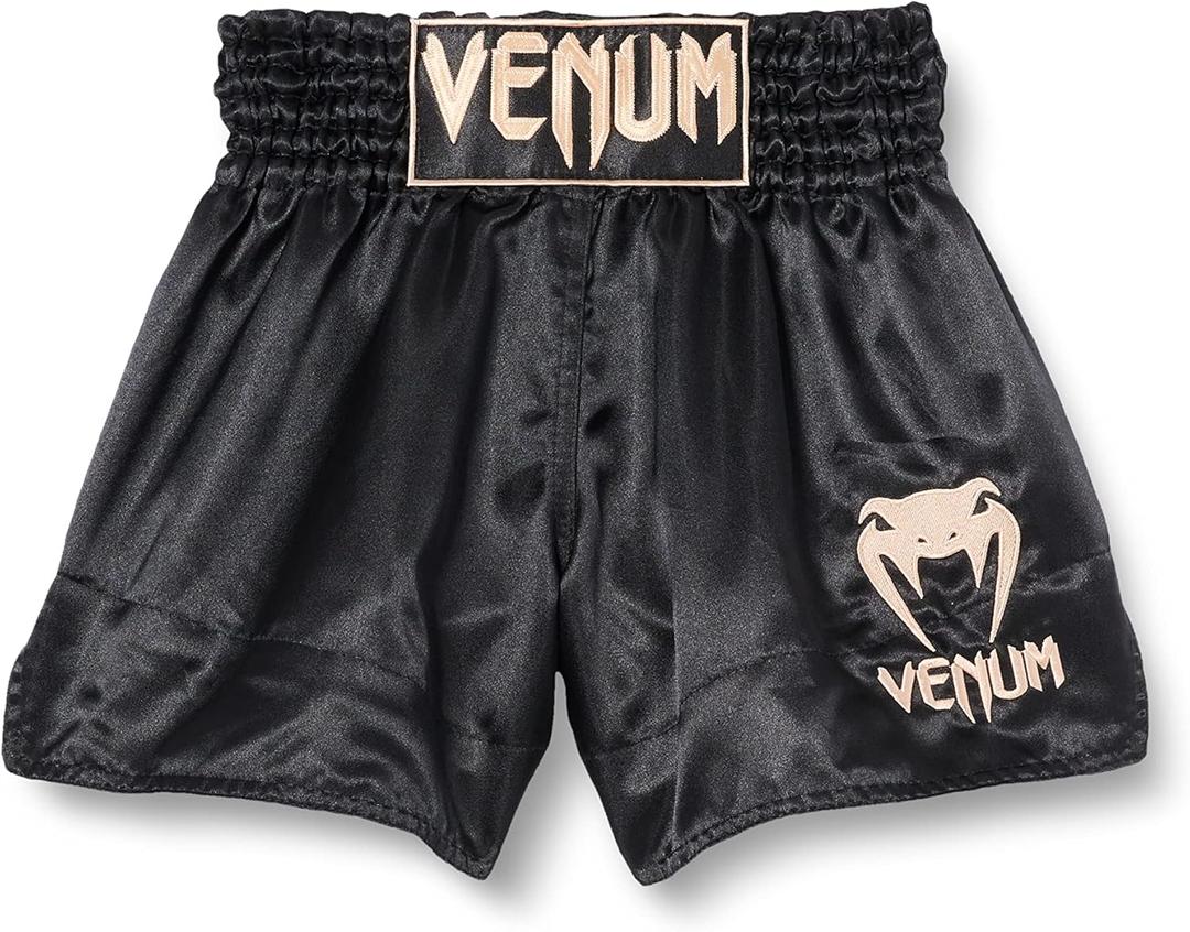 Venum Muay Thai Shorts Classic (XX-Large, Black/Gold)