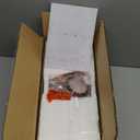 2 Pack 1 Light Indoor Hanging Kitchen Island Pendant Ceiling Light 6.1" Clear Seeded Glass Fixture,Brushed Nickel Finish for Farmhouse Over Sink Bedroom Hallway