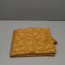 Gwine Gold Sheer Curtains 63 Inch Length 2 Panels Set, Light Filtering Leaf Jacquard Textured Soft Airy Living Room Bedroom Curtains, Elegant Rod Pocket Farmhouse Curtain, 42Wx63L Inches, 2PCS