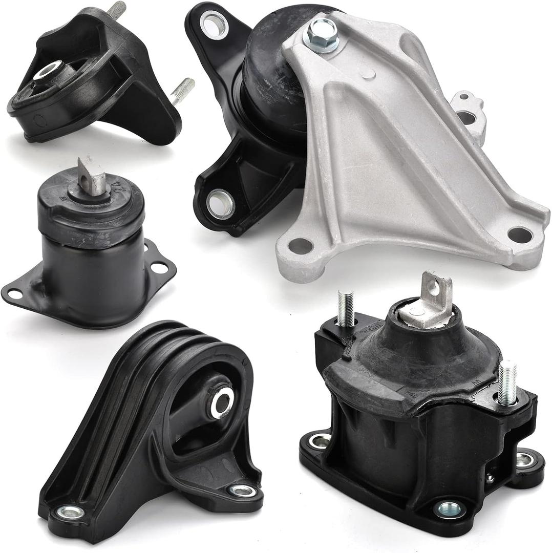 Engine Motor Mount Set Compatible with Honda Accord 2.4L 2013 2014 2015 2016 2017 Replace # A65072 A65054 A65040 A65068 A65071