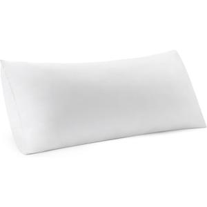 MIULEE 14x36 Inch Premium Lumbar Throw Pillow for Bed Sofa Couch Virgin Microfiber with 100% Cotton Cover Decorative Throw Pillow Insert Stuffer Form