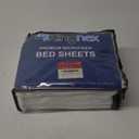 Kingnex Olympic Queen Sheets Sets 66x80 for Super Queen Bed Soft Double Brushed 1800 Microfiber 4 Pcs Include 1 Fitted Sheet 1 Flat Sheet 2 Pillowcase White