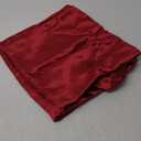 Homiest Burgundy Satin Queen Flat Sheet, Silky Bedding Top Sheet for Queen Mattress, Luxury & Ultra Soft Single Bed Sheet Sold Separately