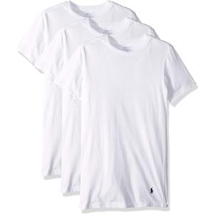 Men's Slim Fit W/Wicking 3-Pack Crew Undershirts S