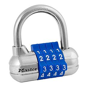 Master Lock Set Your Own Combination Padlock, Gym Locker Locks with Code for Securing Indoor Valuables, ‎1523D