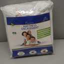 Sleeper Sofa Full Size Mattress Protector 54" Wx72 Lx5 D - Waterproof Zippered Encasement Premium Quality Bed Cover Protects Against Dust, Allergens White