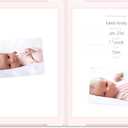 Lil' Peach Dream Big Baby Memory Book, Pink Guided First 5 Years Baby Journal and Photo Album with 46 Acid-Free Fill-In Pages