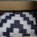 Basket Rug, Thin, Foldable, Garden, Balcony and Home Rug, Water-Repellent Patterned Picnic Rug, Easy to Carry Indoor and Outdoor Rug, 93"x5"