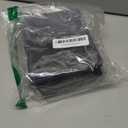 NBEADS 24 Pcs Black Kraft Paper Bags with Clear Window, Stand Up Gift Bag with Handles Small Gift Bag with Bowknot for Candy Cookies Packaging Wedding Christmas Party Store Retail