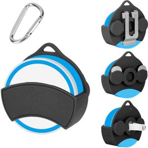Pouch Can Holster Clip for Zyn & Alpha, Universal Silicone Dip Can Holder with Magnetic Mount Pouch Users Present for Car Sun Visor Belts, Quick Access