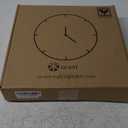 OCEST 12 Inch Night Light Wall Clock, Glow in The Dark Large Digital Display Kids Birthday Present, Silent Battery-Operated LED Wall Clocks for Bedroom Living Room Kitchen (Blue Moon)