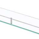 KES Bathroom Glass Shelf 1 Tier Bathroom Bath Basket Stainless Steel RUSTPROOF Wall Mount Brushed Finish, A2420A-2