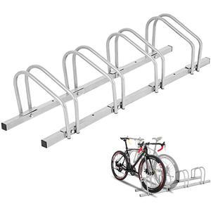 LLY Houseware 4 Bicycle Floor Parking Adjustable Storage Stand Bike Rack Parking Garage