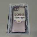 Misscase for iPhone 16e Magnetic Glitter Case Compatible with MagSafe,Full Protection Slim Shockproof Anti-Scratch Case with Camera Lens Protector Logo View Dust-Proof Cover for Women Purple