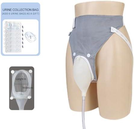 External Catheter for Men Women Condom Catheter with Foley Bag Female Disposable Home Use Male Wearable Urinal Urinary Outside Body Incognito Belt Urine Urine Collection System Kit (Female Style)