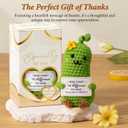 6 x Thank You Gifts for Women Emotional Support Crochet Plush, Administrative Professional Day Gifts Easter Basket, Handmade Pickle Crochet Employee Appreciation Gift Set for Teacher Women Coworkers Nurse