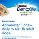 DentaLife ActivFresh Dog Chews for Large Dogs 40 lbs. and up, Dental Chews to Freshen Breath, Chicken Flavor, 24.1 oz., 21 Chews - 21 ct. Pouch